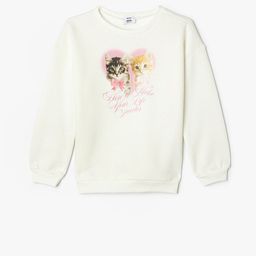 Koton Girls Graphic Printed Round Neck Long Sleeves Sweatshirt-picture-19