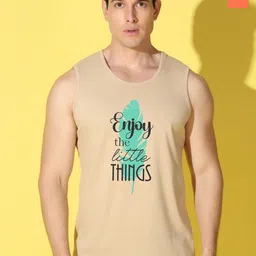 WOOSTRO 2-Pc Printed Odour-Free Cotton Innerwear Vests VWS26(ENJOY RUST)(BKLN ORANGE)-47