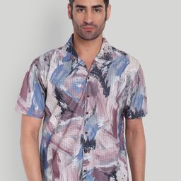 Stysure Men Comfort Semi Sheer Casual Shirt-image-15