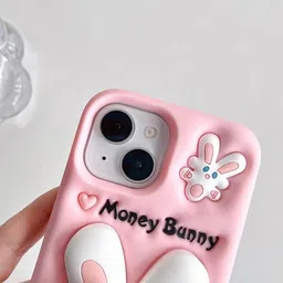 CASE CREATION iPhone 13 Pro 3D Money Bunny Rabbit Pop Back Case image 5