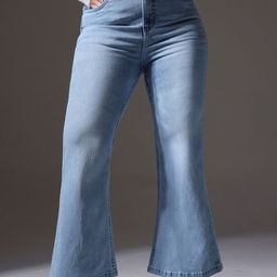 Miss Chase A+ Women Bootcut High-Rise Clean Look Heavy Fade Stretchable Jeans-image-70