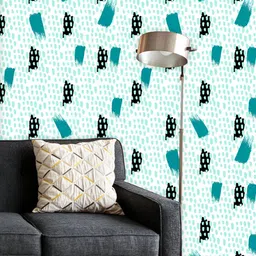 ArtzFolio Printed UV-Resistant Anti-Bacterial Hand-Drawn Shapes Peel & Stick Wallpaper-image-78