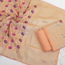 Suha Floral Printed Unstitched Dress Material-picture-23