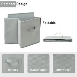 Kuber Industries Red & Grey 4 Pieces Drawer Organiser image 5