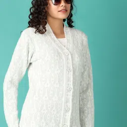 V-Mart Women Cotton Cable Knit Cardigan-picture-39
