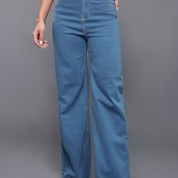 Miss Chase Women Wide Leg High-Rise Stretchable Jeans-image-60