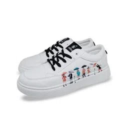 keekz Women Printed PU Sneakers-image-93