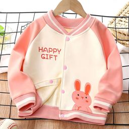 YK Girls Typography Printed Front-Open Sweatshirt-picture-15