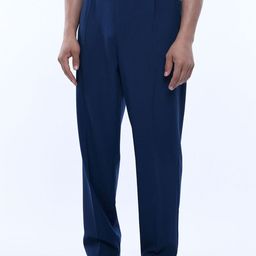 Tailoraedge Men Relaxed Pleated Trousers-image-116