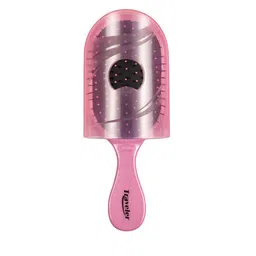 NuWay 4Hair Patented Scalp Care Detangler Paddle Hair Brush - Pink-image-28