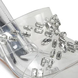 Mochi Colourblocked Wedge Sandals with Laser Cuts image 3