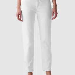 GAP Women Mid-Rise Girlfriend Fit Stretchable Jeans-image-60