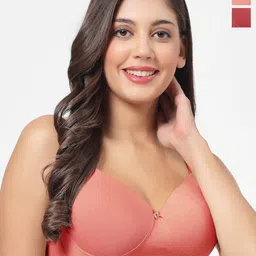 SHYAM SONS FLAIR Women Pack of 2 T-shirt Full Coverage Lightly Padded Bra-image-65