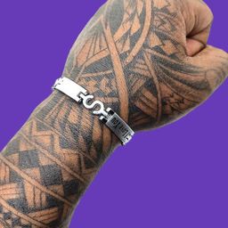 Dynamic Retail Global Silver Stainless Steel Bracelet-image-45