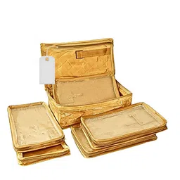 Ajabh Gold-Toned Set of 5 Regular Multi-Utility Organisers-35