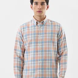 Snitch Men Slim Fit Tartan Checks Checked Casual Shirt-image-28