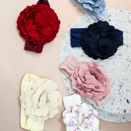 Krelin Girls 6-Pcs Floral Soft Headbands-image-18