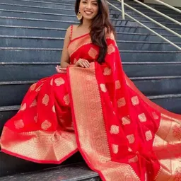 Moda Rapido Woven Design Pure Silk Kanjeevaram Saree-picture-49