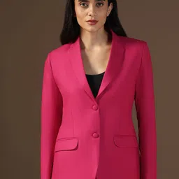 TAHVO Notched Lapel Single Breasted Formal Blazers-picture-43
