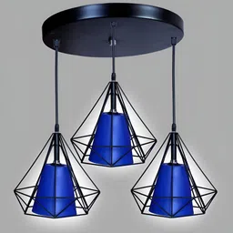 KINIS Black & Blue Quirky Ceiling Lamp-image-18