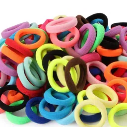 Ziory Girls Set Of 200 Ponytail Holders-4