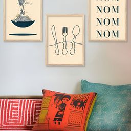 Kotart Beige & Green 3 Pieces Wooden Abstract Wall Arts-picture-10