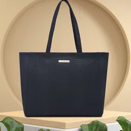 Caprese Animal Textured Structured Shoulder Bag-11