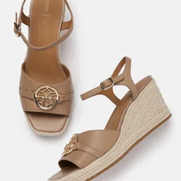 Geox Leather Wedge Sandals-39