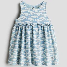 H&M Printed Denim Dress-image-40