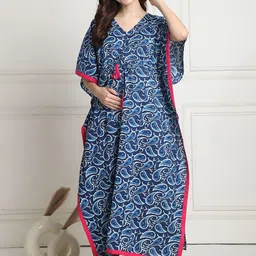 Secret Wish Printed Maxi Nightdress-image-48