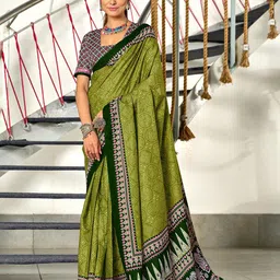 Pandadi Saree Bandhani Printed Ready to Wear Block Print Sarees-picture-16