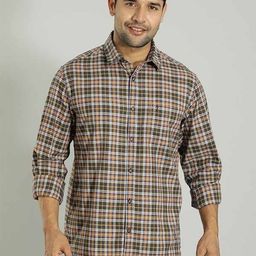 Indian Terrain Men Other Checks Checked Slim Fit Regular Shirt-picture-38