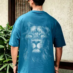 THE BEETEL HOUSE Men Printed Oversized Fit T-shirt-image-86