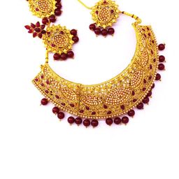 Guarantee Ornament House Brass Gold-Plated Jewellery Set-image-77
