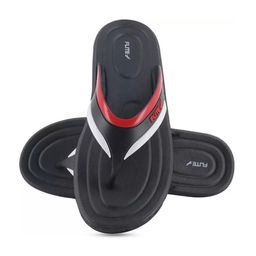 FLITE Men Textured Slip-On Open Toe T-Strap Flip Flops image 3