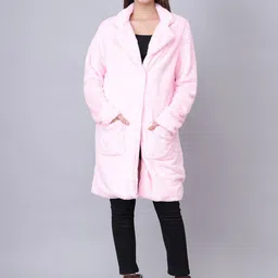 HOUSE OF VEDAS Women Lightweight Longline Outdoor Open Front Jacket with Embroidered-image-25