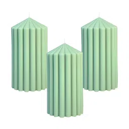 atorakushon 3 pieces Pillar Candle-image-8