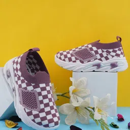 LMG Lifestyle Unisex Kids Woven Design Slip-On Sneakers-picture-3