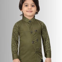 BAESD Boys Classic Opaque Printed Casual Shirt-image-80