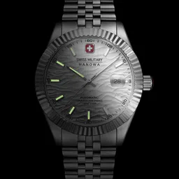 SWISS MILITARY HANOWA Men Dial & Stainless Steel Straps Analogue Automatic Watch-image-69