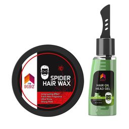THE 9192 Spider Wax 100gm & Hair Oil Gel Aloe Vera 140ml-15
