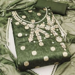 SHADOW & SAINING Semi-Stitched Dress Material-image-54