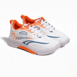 HOTSTYLE Men Orange Canvas Sports Shoes-47