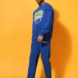 GRIFFEL Men Graphic Printed Tracksuit image 5