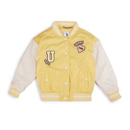 U.S. Polo Assn. Kids Girls Typography Embroidered Varsity Jacket-picture-33