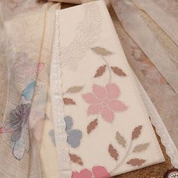 Soch Embroidered Organza Unstitched Dress Material-image-25
