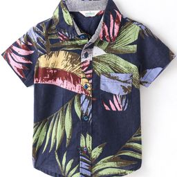 Infinity Boys Tailored Fit Multi Stripes Opaque Printed Casual Shirt-image-29