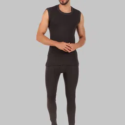 inner element Men's Round Neck Thermal Set of Sleeveless Top + Pant-image-97
