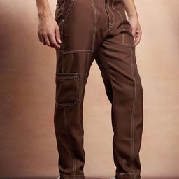 Campus Sutra Men Solid Comfort Trousers-image-74