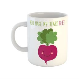 ARTBUG White Printed Ceramic Glossy Core Set of Cups and Mugs-7